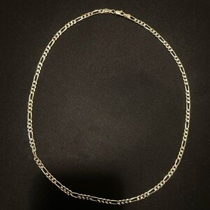 14K Gold Plated Stamped Figaro Chain